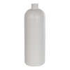 32 oz. HDPE White Tall Cosmo Bottle with 28/410 Neck (Cap Sold Separately)