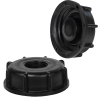 61mm Black Replacement Cap with Knockout & 3/4" Bung