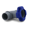 1-1/2" Gray Qwik-Lok™ Socket Elbow Fitting