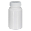 120cc White PET Packer Bottle with 38/400 White Ribbed Cap with F217 Liner