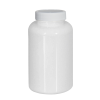 200cc White PET Packer Bottle with 38/400 White Ribbed Cap with F217 Liner