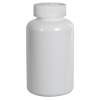 400cc White PET Packer Bottle with 45/400 White Ribbed CRC Cap with F217 Liner