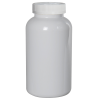 625cc White PET Packer Bottle with 53/400 White Ribbed CRC Cap with F217 Liner