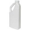 32 oz. White HDPE "No-Glug" Jug with 33/400 White Ribbed CRC Cap with F217 Liner