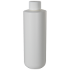 8 oz. White HDPE Cylinder Round Bottom Bottle with 24/410 White Ribbed Cap with F217 Liner