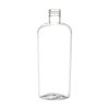 8 oz. Clear PET Cosmo High Clarity Oval Bottle with 24/400 White Ribbed CRC Cap with F217 Liner