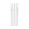 100mL White Airless Dispenser with 45mm Snap-On Cap & Natural Hood
