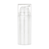 30mL White Airless Dispenser with 32mm Snap-On Cap & Natural Hood