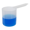 75cc Natural Polypropylene Scoop with Long Handle