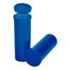 60 Dram/7.5 oz. Transparent Blue Philips RX® Pop-Top Vial with Hinged Lid