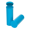 60 Dram/7.5 oz. Opaque Aqua Philips RX® Pop-Top Vial with Hinged Lid