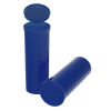 60 Dram/7.5 oz. Opaque Blueberry Philips RX® Pop-Top Vial with Hinged Lid