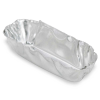 1.12mL Disposable Micro Aluminum Crimped Rectangle Weighing Dishes - 25mm L x 7mm W x 7mm Hgt.