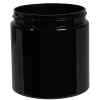 8 oz. Black PET (100% PCR Material) Straight-Sided Round Jar with 70/400 Neck (Cap Sold Separately)