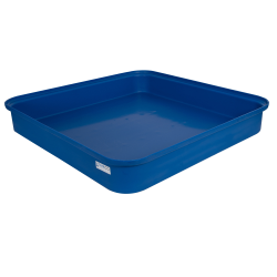 Blue LLDPE Tamco® 4 Drum Spill Tray - 52" L x 52" W x 8" Hgt.