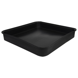 Black LLDPE Tamco® 4 Drum Spill Tray - 52" L x 52" W x 8" Hgt.
