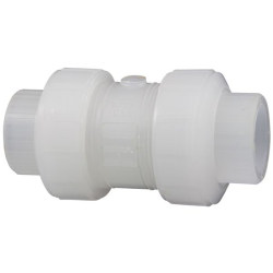 Chemtrol® Chem-Pure® Natural Polypropylene True Union Ball Check Valves