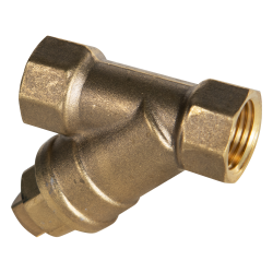 1/2" FNPT Forged Brass Y-Strainer with 50 Mesh Screen