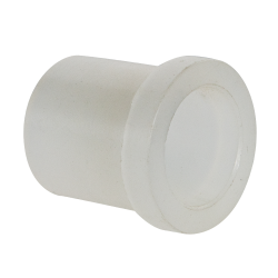 3/4" Spigot x 1/2" Socket Chemtrol® Chem-Pure® Natural Polypropylene Schedule 80 Socket Reducer Bushing