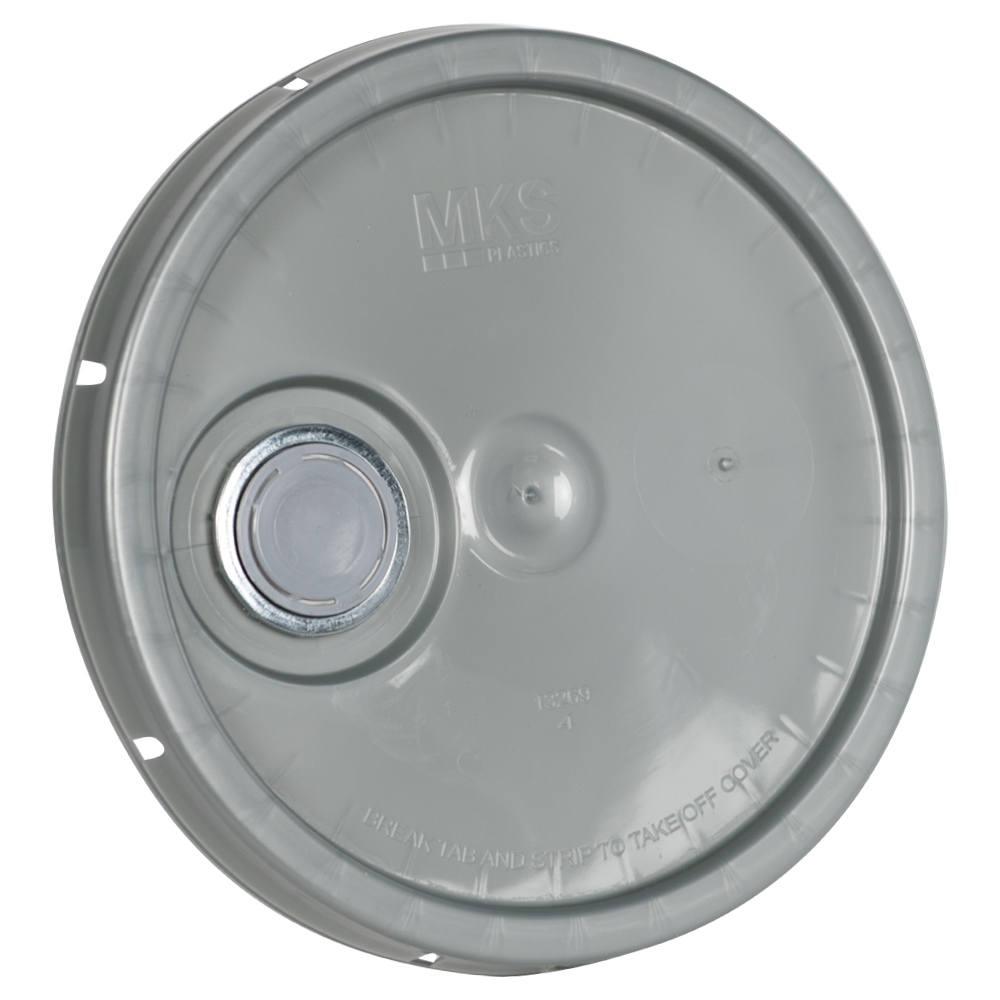 Silver Pour Spout Bucket Lid U.S. Plastic Corp.
