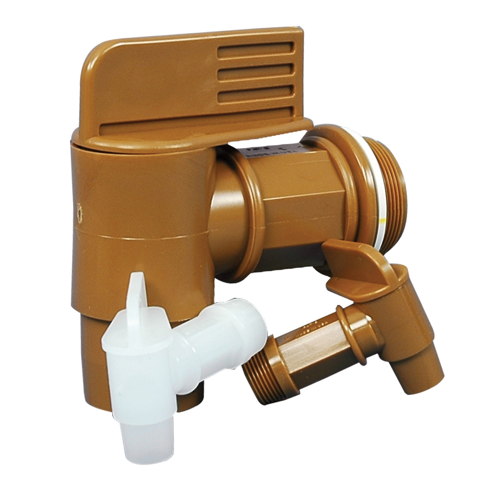 Drum Faucet & Pail Faucets 2" 55Gal Barrel Spigot Plastic Manual Handle Garage 