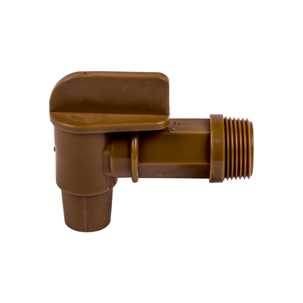 3/4" Gold Drum Faucet with 7/8" OD Outlet U.S. Plastic Corp.