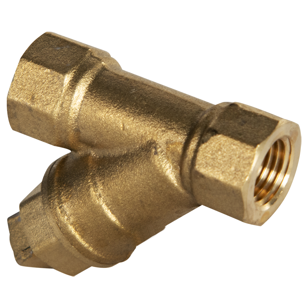 1/4" FNPT Forged Brass Y-Strainer with 50 Mesh Screen