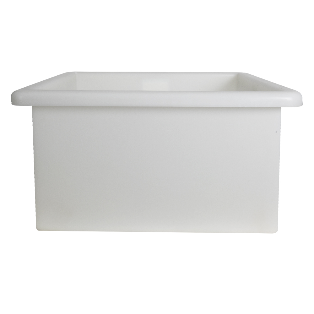 50 Gallon ProChem® Polypropylene High-Temperature Rectangular Tank without Cover - 29-1/4" L x 23-3/4" W x 17-3/4" Hgt.