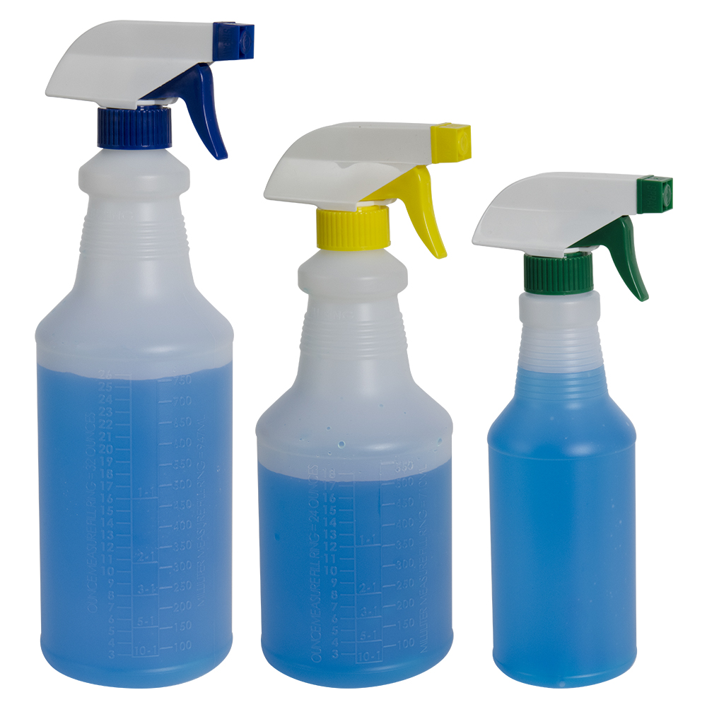 ColorCoded FoodGrade Spray Bottles & Sprayers U.S. Plastic Corp.
