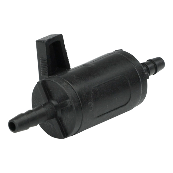 3/8" Hose Barb x 3/8" Hose Barb Series 638 Straight Nylon Ball Valve with Buna-N Seal