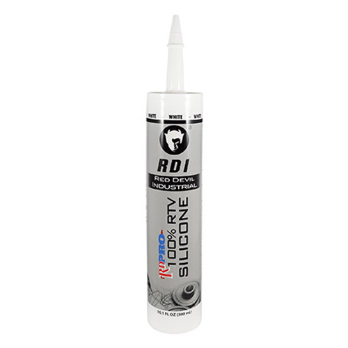 Plastic Rtv Primer 10.1 oz. White 100% RTV Silicone Industrial-Grade Sealant - Cartridge ...