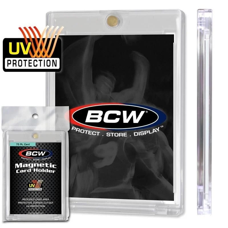BCW® 75 pt One Touch Magnetic Card Holder