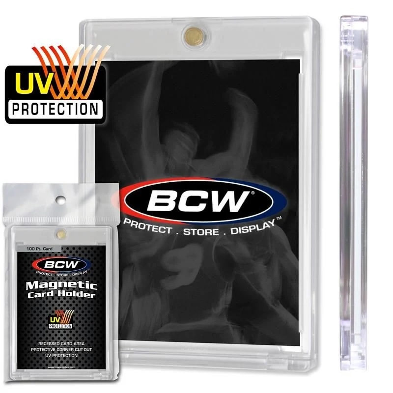 BCW® 100 pt One Touch Magnetic Card Holder