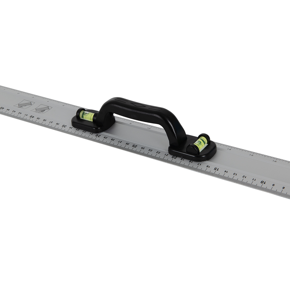 2-3/8" W x 20" L Aluminum Ruler with Handle & Levels - Standard/Metric
