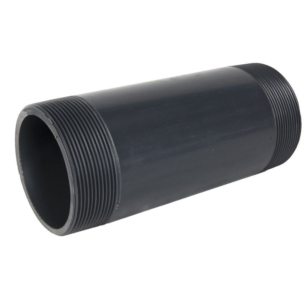 4" MNPT x 10" L Schedule 80 PVC Pipe Nipple U.S. Plastic Corp.