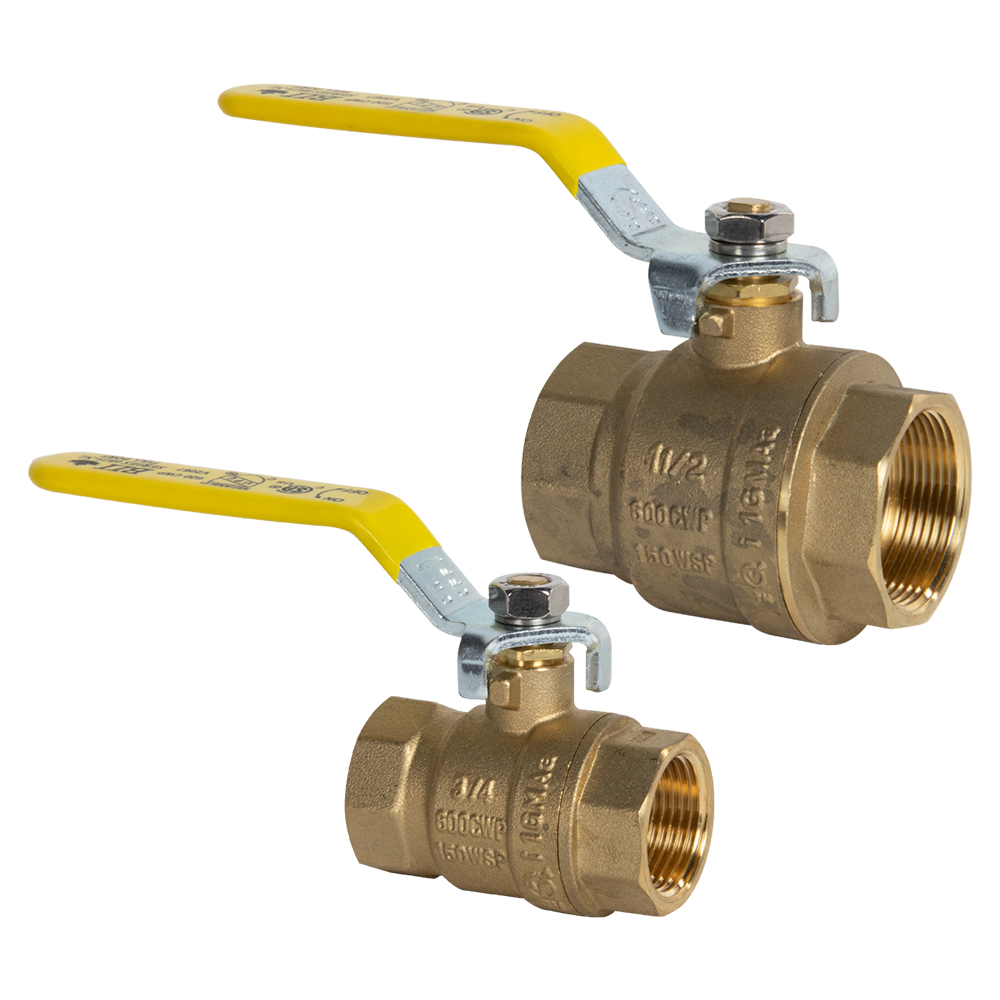 Brass Full Port Ball Valves U.S. Plastic Corp.
