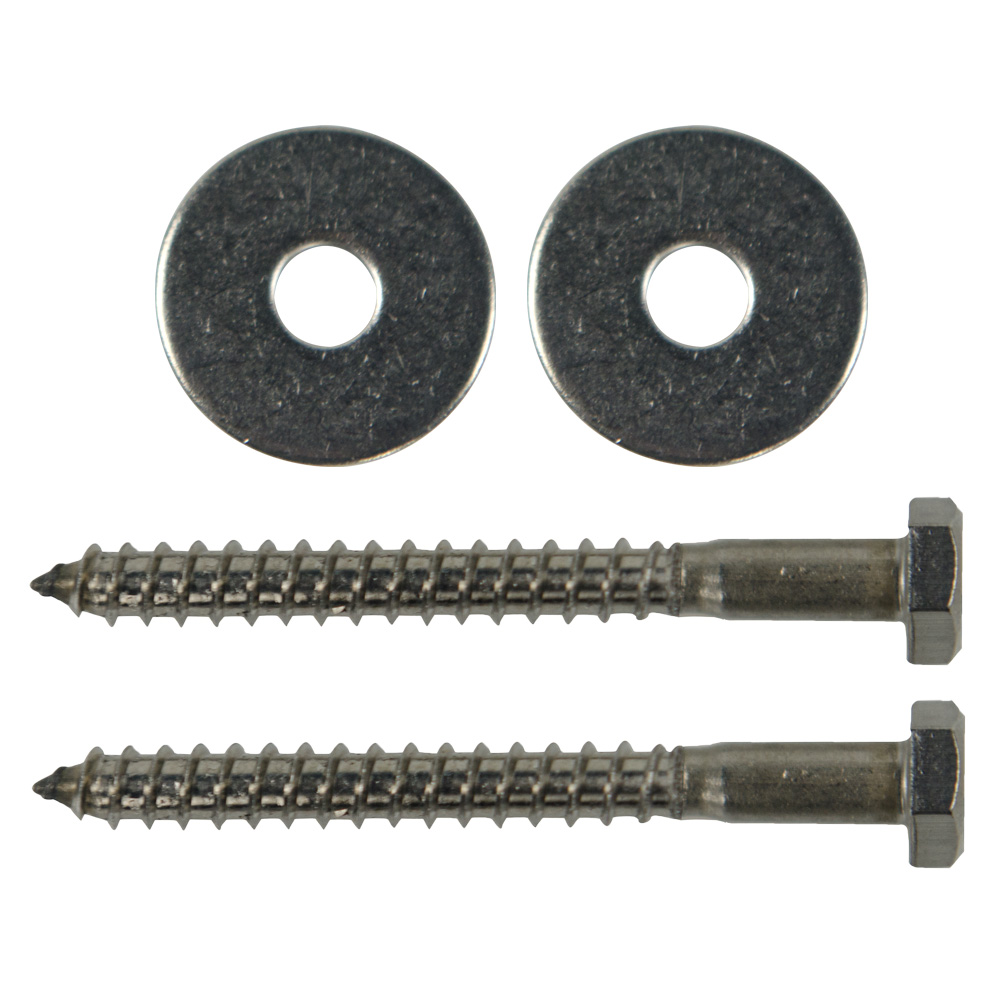 Stainless Steel Install Kit with 2 Lag Bolts U.S. Plastic Corp.