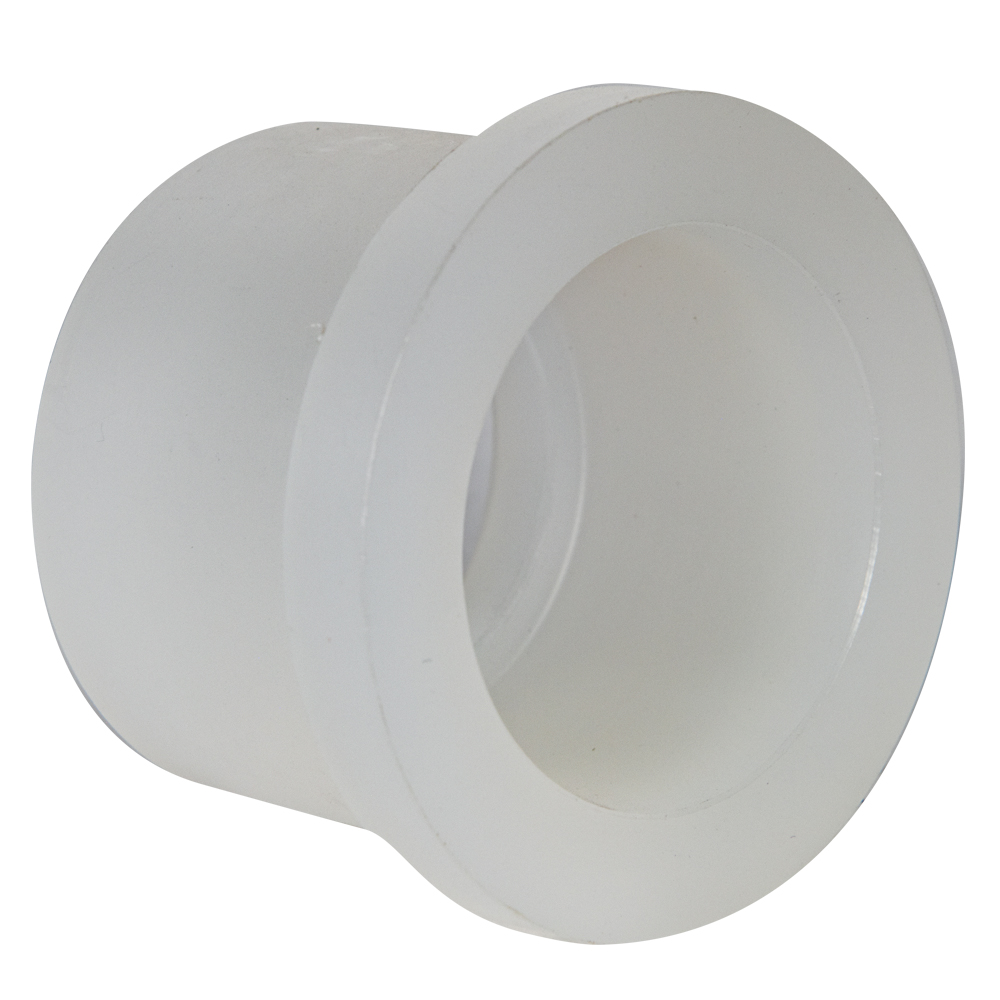 2" Spigot x 1-1/2" Socket Chemtrol® Chem-Pure® Natural Polypropylene Schedule 80 Socket Reducer Bushing