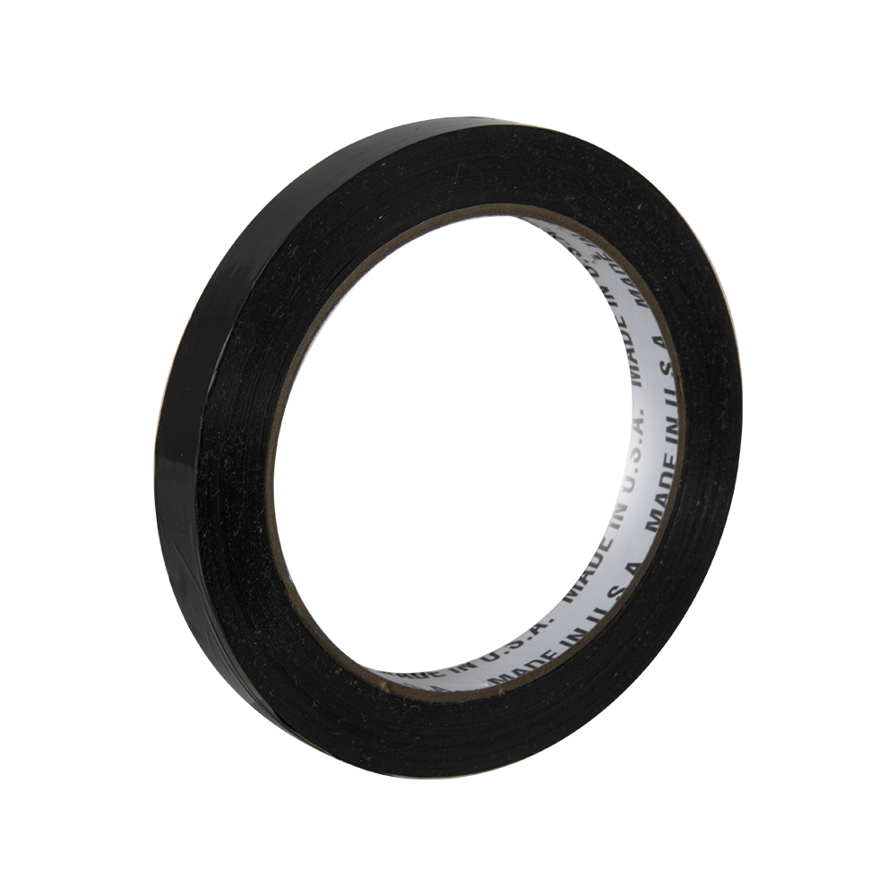 1/2" W x 60 Yd. L Black Strapping Tape U.S. Plastic Corp.