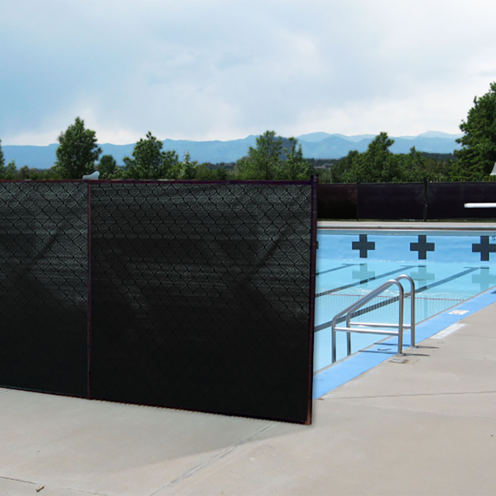 5' W x 50' L Black HDPE Privacy Netting