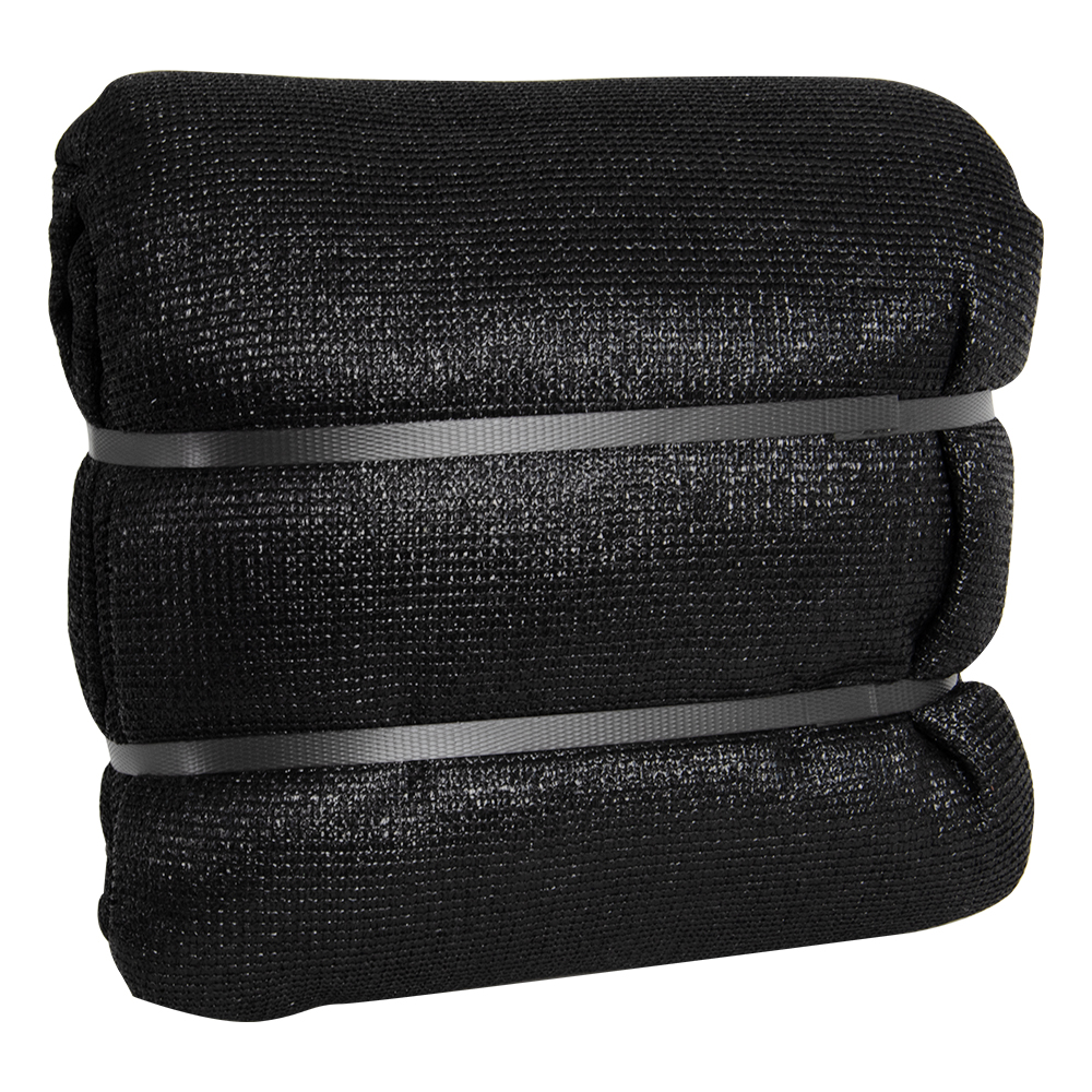 5' W x 50' L Black HDPE Privacy Netting