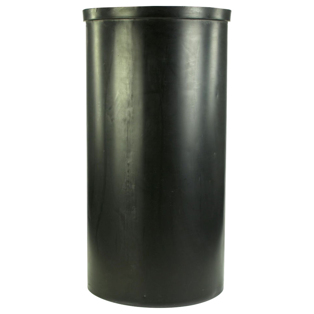 80 Gallon Black Heavy Weight Tamco® Tank - 24" Dia. x 48" Hgt. (Cover Sold Separately)
