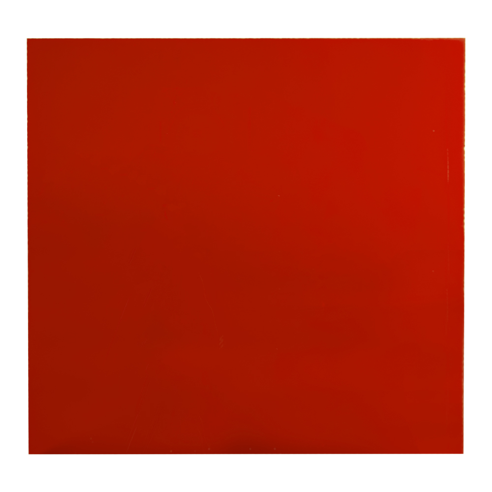 0.125" (3.2mm) x 24" x 48" Red 2423 Transparent Acrylic Sheet