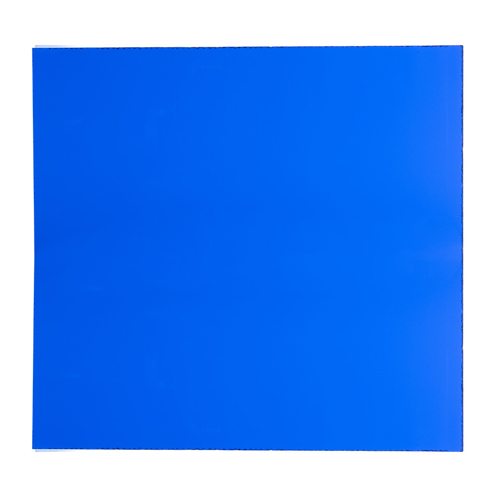 0.250" (6.4mm) x 12" x 12" Blue 2424 Transparent Acrylic Sheet