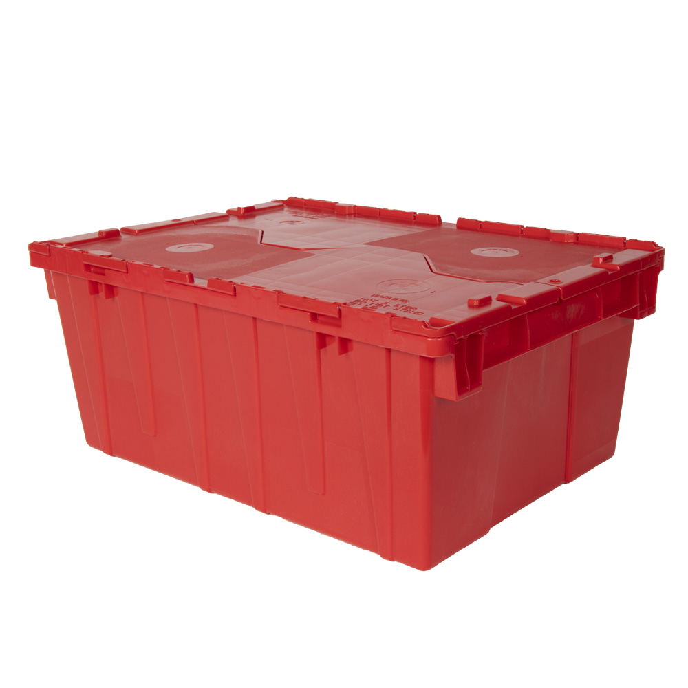 21.9" L x 15.2" W x 9.3" Hgt. Red Security Shipper Container