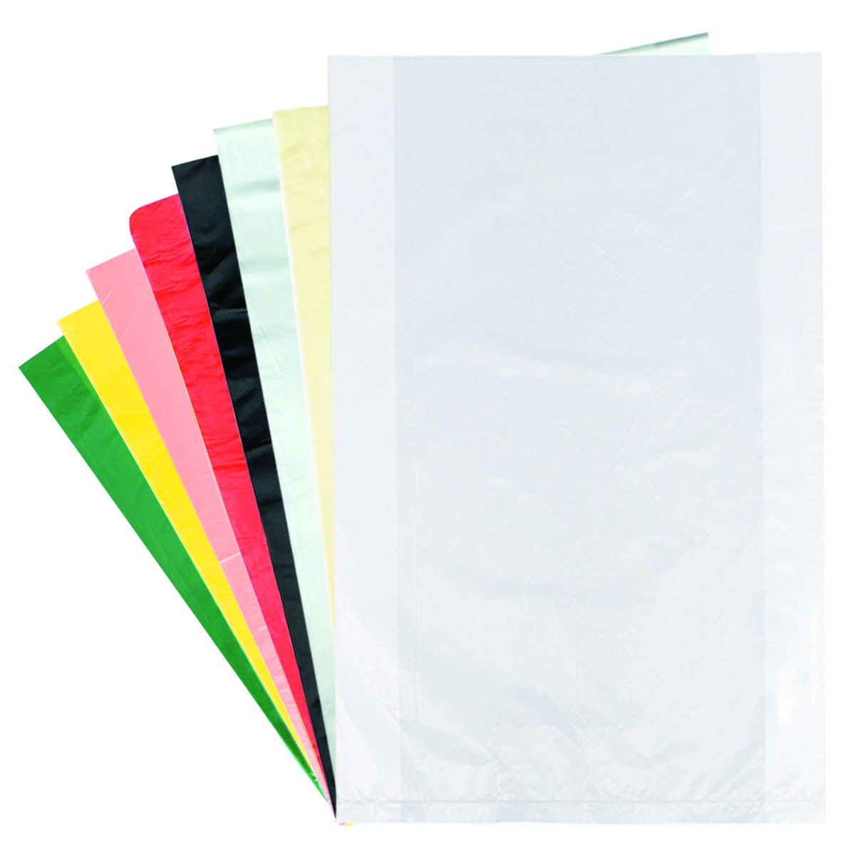 10" x 13" 0.6mil Dark Green Plastronic® Merchandise Bags