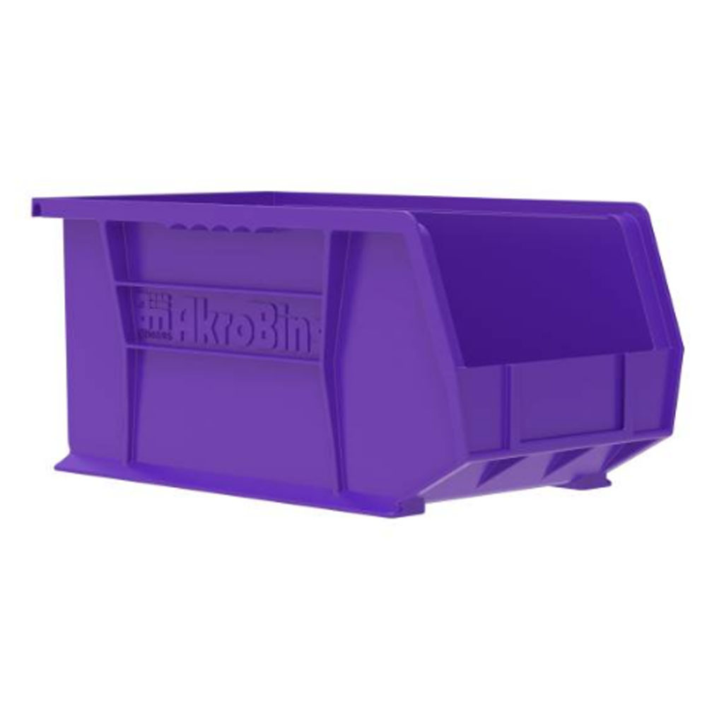 143/4" L x 81/4" W x 7" Hgt. OD Purple Storage Bin U.S. Plastic Corp.