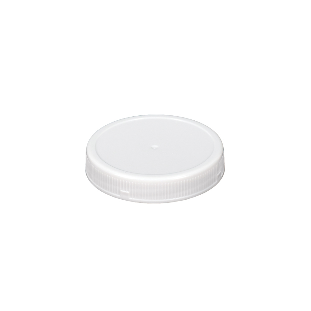 63mm White Polypropylene Cap
