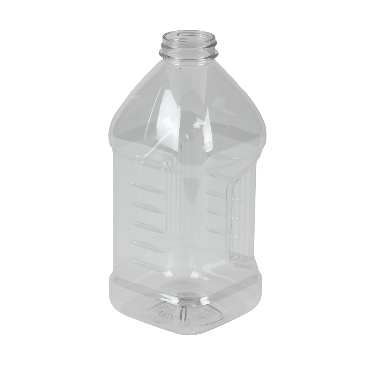 3 lbs. (Honey Weight) PET Square Grip Bottles with 38/400 Neck (Cap sold separately)