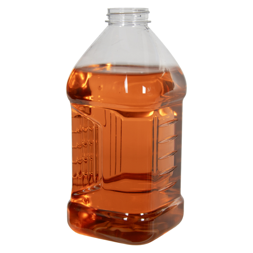3 lbs. (Honey Weight) PET Square Grip Bottles with 38/400 Neck (Cap sold separately)